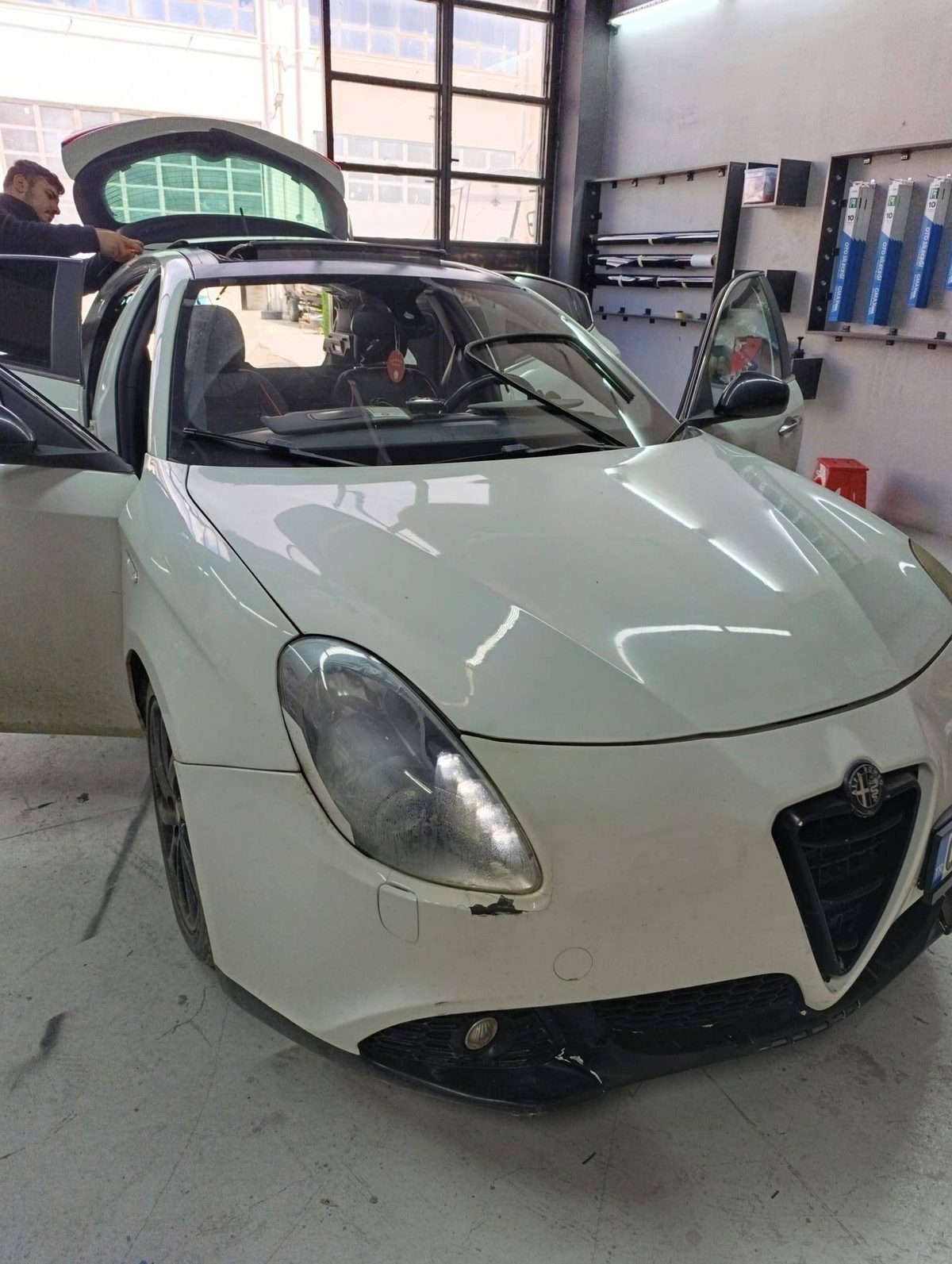 Alfa Romeo Giulietta sunroof tamiri, Yüksel Oto Cam Silivri